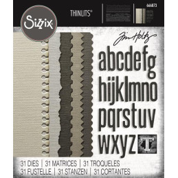 Sizzix - Tim Holtz - Thinlits Die - Vault Edges - 666873