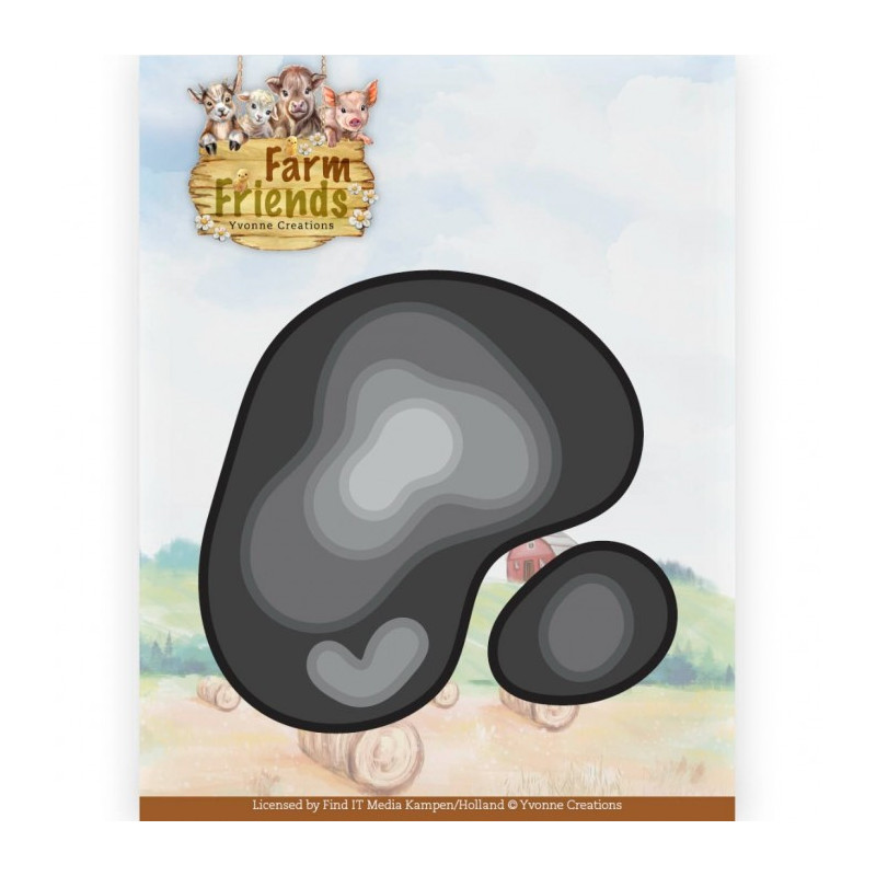 Yvonne Creations - Farm Friends - Cow Spots - YCD10363