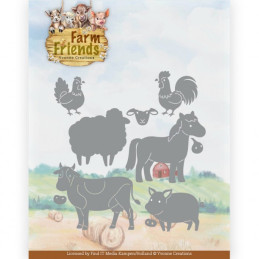Yvonne Creations - Farm Friends - Farm Animals - YCD10364