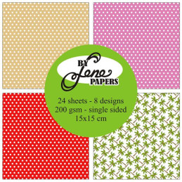 By Lene - Papirpakke 15x15 - Wild Summer - BLP062
