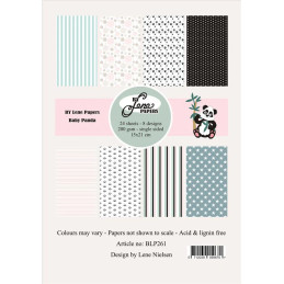By Lene - Papirpakke A5 - Baby Panda - BLP261
