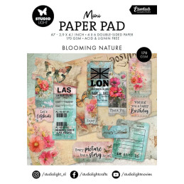 Studio Light - Papirblok A7 - Blooming Nature