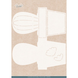 Card Deco Essentials - Stencil A4 - Plant Paradise Card