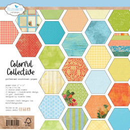 Elizabeth Craft Designs - Papirpakke 30.5x30.5 - Colorful Collective