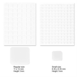 Scrapbook Adhesives - 3D Foam Squares Thin White Mix
