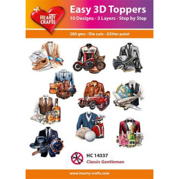 Easy 3D Toppers - Classic Gentlemen