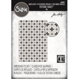 Sizzix - Tim Holtz - Embossingfolder - Vault Diamonds - 666867