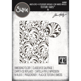 Sizzix - Tim Holtz - Embossingfolder - Vault Flourish - 666868