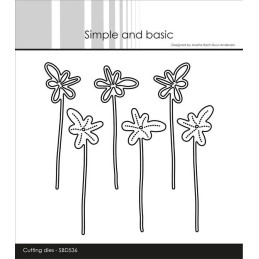 Simple And Basic - Funky Flowers 2 - SBD536
