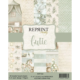 Reprint - Papirpakke 15x15 - Cutie - RPP104