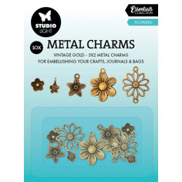 Studio Light - Metal Charms - Flowers