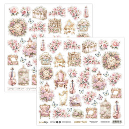 ScrapBoys - Papirblok 20x20 - Shabby Pack