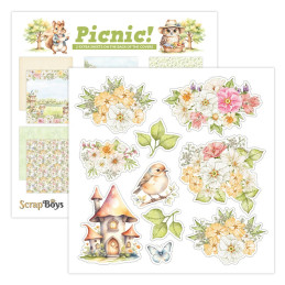 ScrapBoys - Papirblok 15x15 - Picnic!