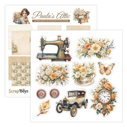 ScrapBoys - Papirblok 15x15 - Paula's Attic