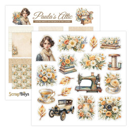 ScrapBoys - Papirblok 20x20 - Paula's Attic