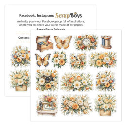 ScrapBoys - Papirblok 20x20 - Paula's Attic