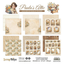 ScrapBoys - Papirblok 30x30 - Paula's Attic