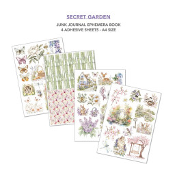 Ciao Bella - Junk Journal Ephemera Book A4 - Secret Garden