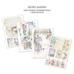 Ciao Bella - Junk Journal Ephemera Book A4 - Secret Garden
