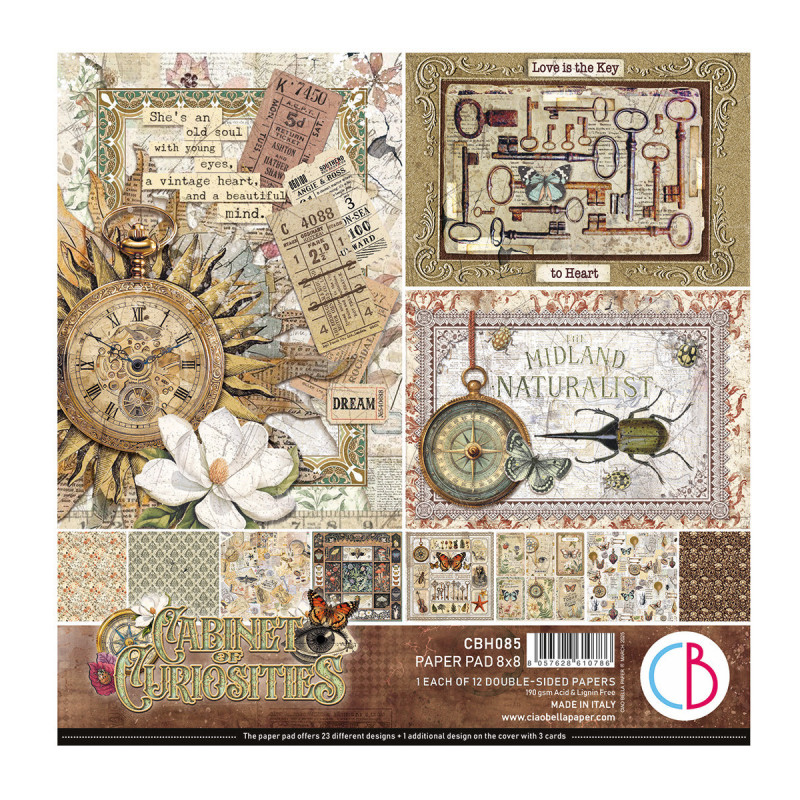 Ciao Bella - Papirpakke 8x8 - Cabinet Of Curiosities