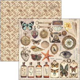 Ciao Bella - Papirpakke 8x8 - Cabinet Of Curiosities