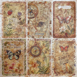 Ciao Bella - Papirpakke 6x6 - Deluxe Paper Pearl Copper - Cabinet Of Curiosities