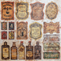 Ciao Bella - Papirpakke 6x6 - Deluxe Paper Pearl Copper - Cabinet Of Curiosities