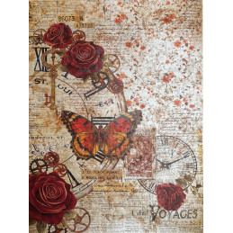 Ciao Bella - Papirpakke A4 - Deluxe Paper Pearl Copper - Cabinet Of Curiosities