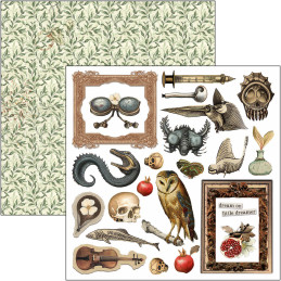 Ciao Bella - Papirpakke 6x6 - Fussy Cut - Cabinet Of Curiosities