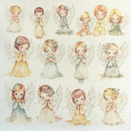 Ciao Bella - Papirpakke 6x6 - Deluxe Paper Pearl - Blessing Day