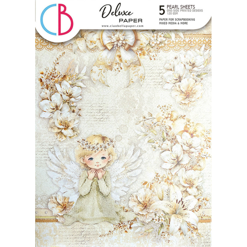 Ciao Bella - Papirpakke A4 - Deluxe Paper Pearl - Blessing Day
