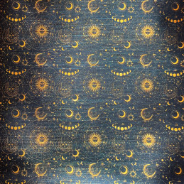 Ciao Bella - Papirpakke 6x6 - Deluxe Paper Gold - Celestial