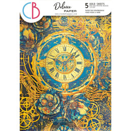 Ciao Bella - Papirpakke A4 - Deluxe Paper Gold - Celestial