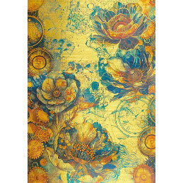 Ciao Bella - Papirpakke A4 - Deluxe Paper Gold - Celestial