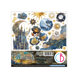 Ciao Bella - Papirpakke 6x6 - Fussy Cut - Celestial