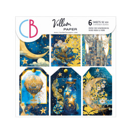 Ciao Bella - Vellumpakke 6x6 - Fussy Cut - Celestial