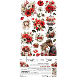 Craft O'Clock - Extras Set - Hearts Of The Sun - Flowers