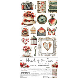 Craft O'Clock - Extras Set - Hearts Of The Sun - Heart