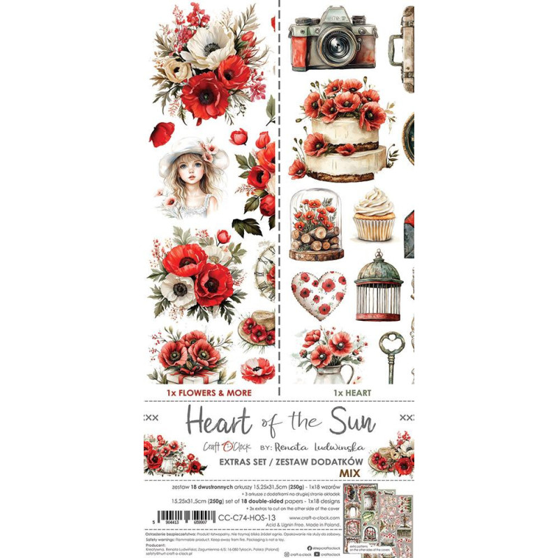 Craft O'Clock - Extras Set - Hearts Of The Sun - Mix