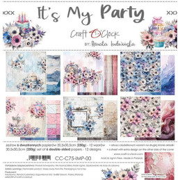 Craft O'Clock - Papirpakke 30x30 - It's My Party