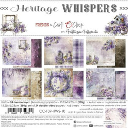 Craft O'Clock - Papirpakke 15x15 - Heritage Whispers