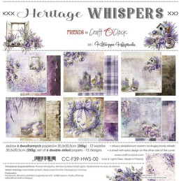 Craft O'Clock - Papirpakke 30x30 - Heritage Whispers