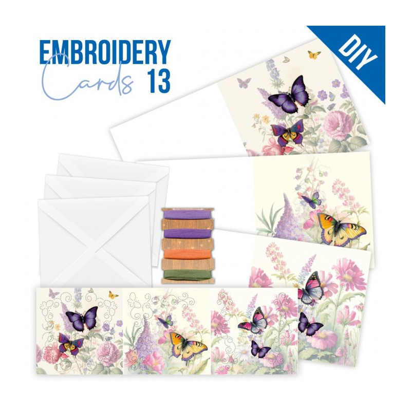 Stitch And Do Cards 13 - Butterflies