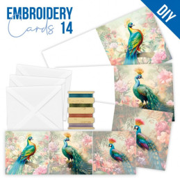 Stitch And Do Cards 14 - Peacock