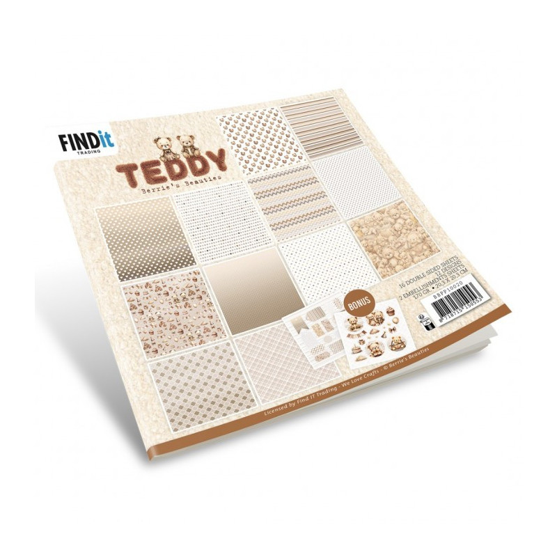 Berries Beauties - Papirblok - Teddy - BBPP10020