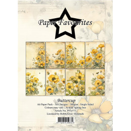 Paper Favourites - Papirpakke A6 - Buttercup - PFA573
