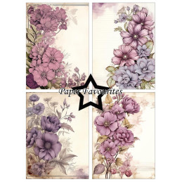Paper Favourites - Papirpakke A6 - Vintage Mauve - PFA575