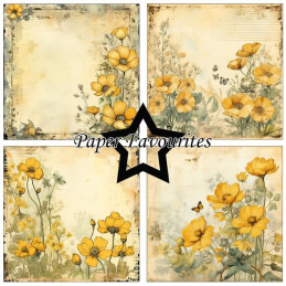 Paper Favourites - Papirpakke 15x15 - Buttercup - PF532
