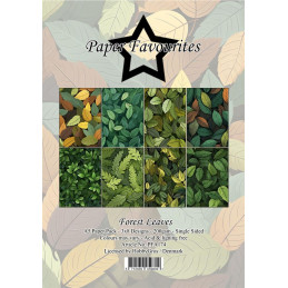 Paper Favourites - Papirpakke A5 - Forest Leaves - PFA174