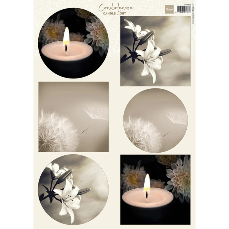 Marianne Design - Condoleance - Candle Light - VK9625